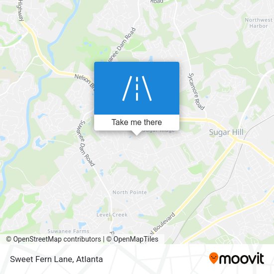 Mapa de Sweet Fern Lane