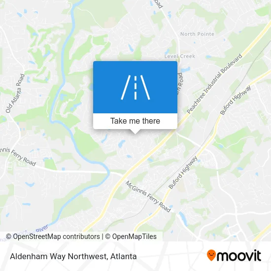 Aldenham Way Northwest map