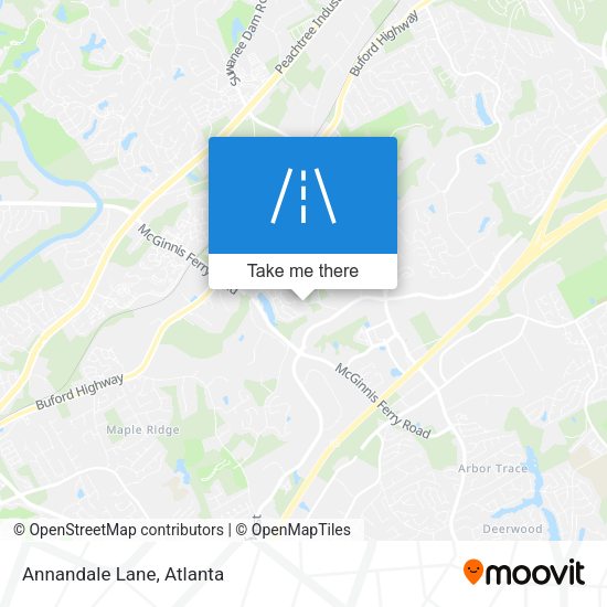 Mapa de Annandale Lane