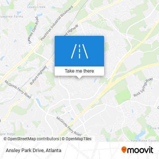 Mapa de Ansley Park Drive