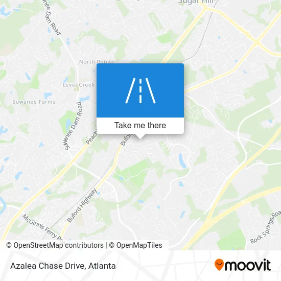 Azalea Chase Drive map
