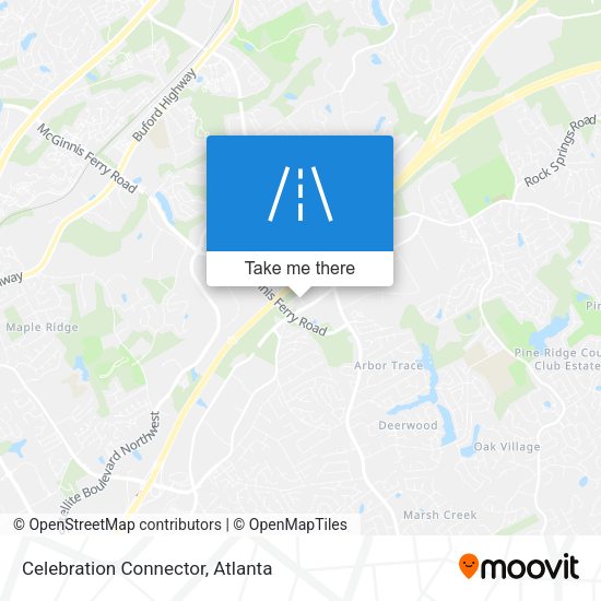 Mapa de Celebration Connector
