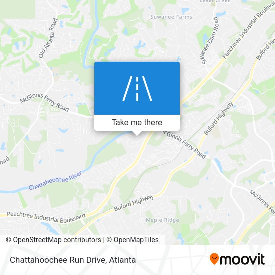 Mapa de Chattahoochee Run Drive
