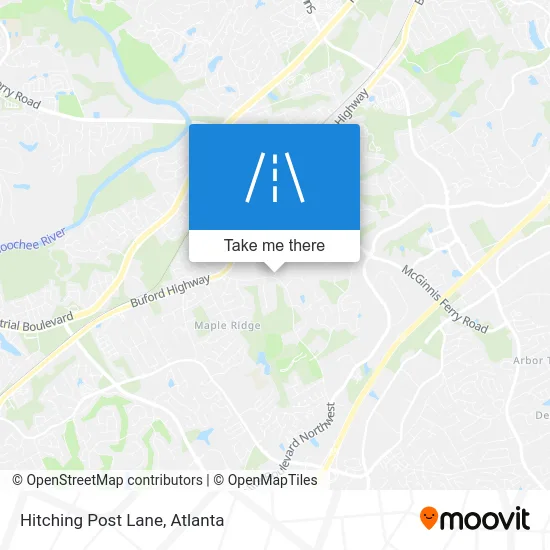 Hitching Post Lane map