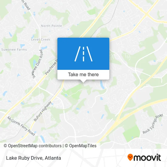Lake Ruby Drive map