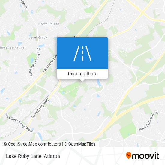 Mapa de Lake Ruby Lane