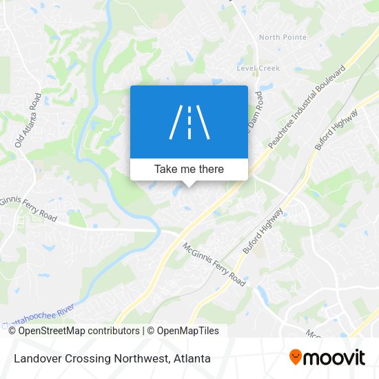 Mapa de Landover Crossing Northwest