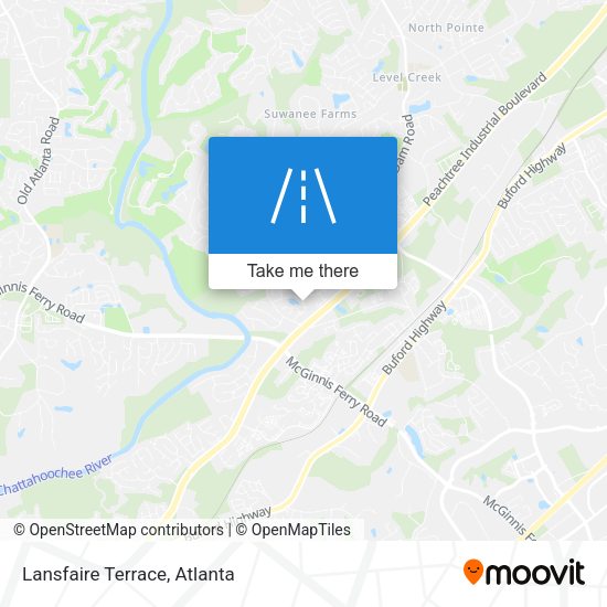 Mapa de Lansfaire Terrace