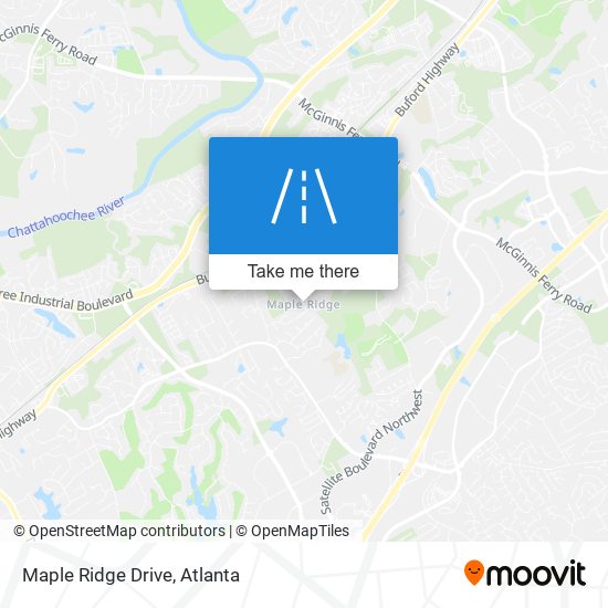 Maple Ridge Drive map