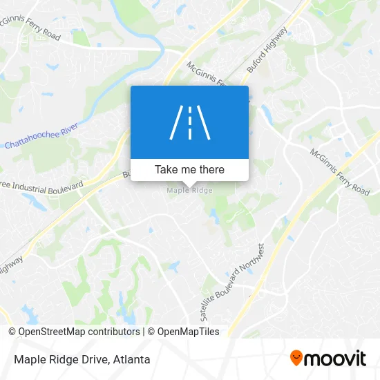 Maple Ridge Drive map