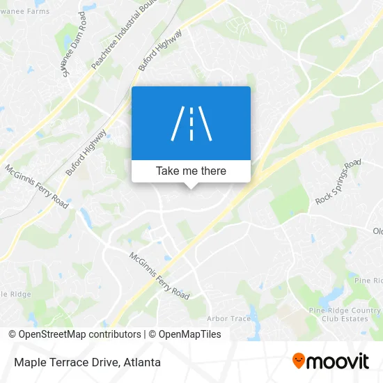 Maple Terrace Drive map