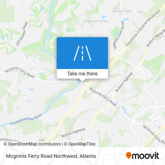 Mapa de Mcginnis Ferry Road Northwest