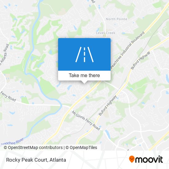 Rocky Peak Court map