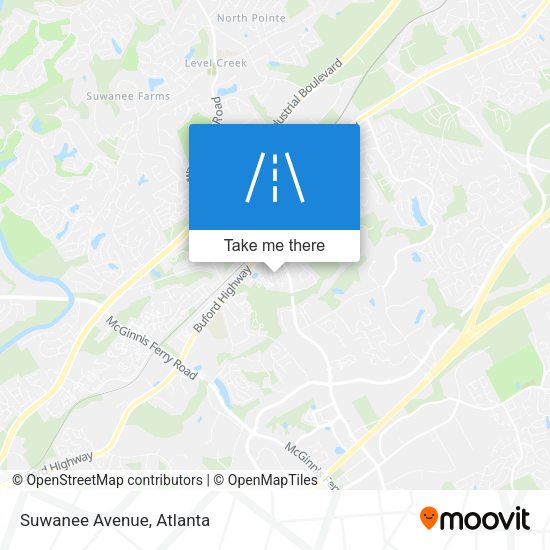 Mapa de Suwanee Avenue