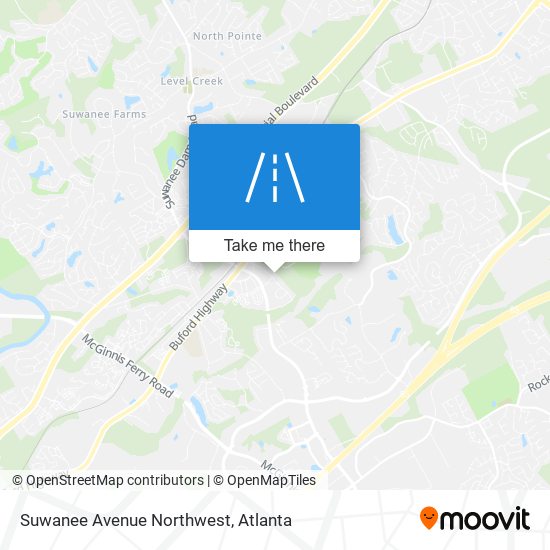 Suwanee Avenue Northwest map