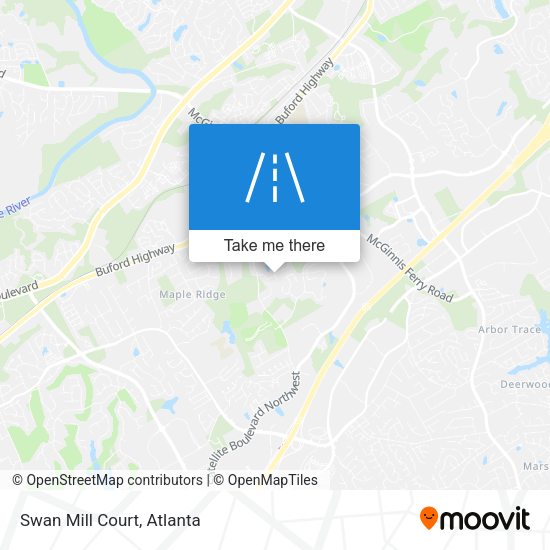 Mapa de Swan Mill Court