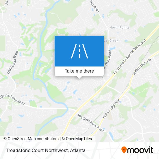 Mapa de Treadstone Court Northwest