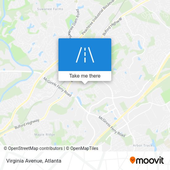 Mapa de Virginia Avenue