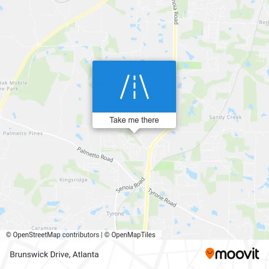 Brunswick Drive map