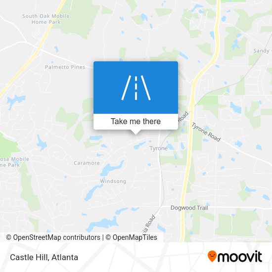 Mapa de Castle Hill