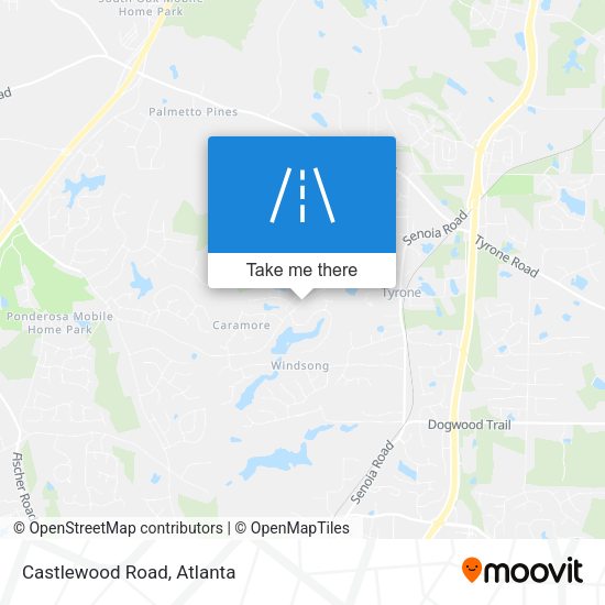 Mapa de Castlewood Road