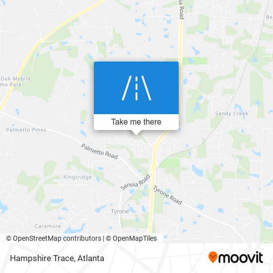 Hampshire Trace map