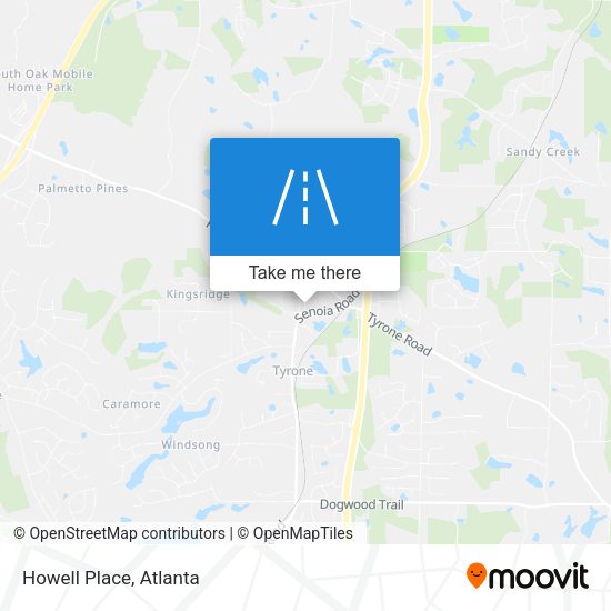 Mapa de Howell Place