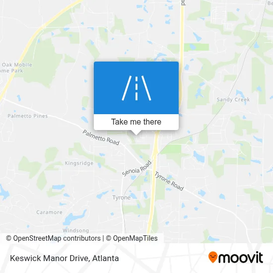 Keswick Manor Drive map