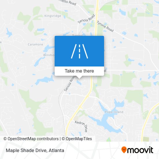 Mapa de Maple Shade Drive
