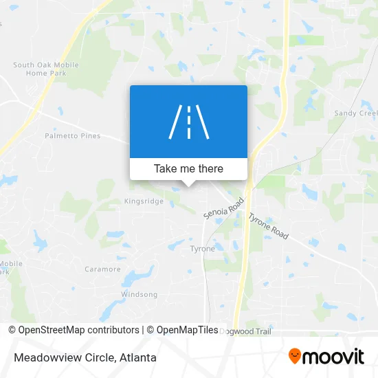 Meadowview Circle map