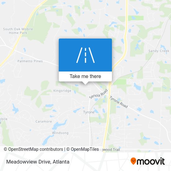 Mapa de Meadowview Drive