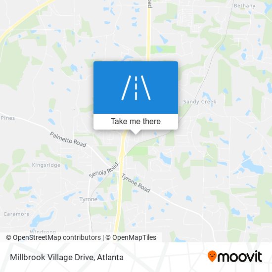 Millbrook Village Drive map