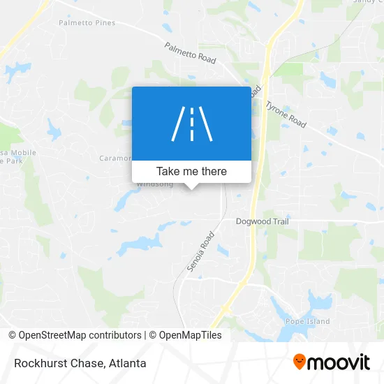 Rockhurst Chase map