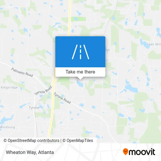Wheaton Way map