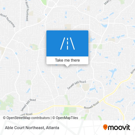 Able Court Northeast map