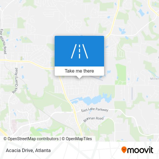 Mapa de Acacia Drive