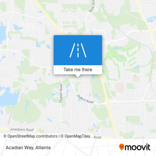 Mapa de Acadian Way