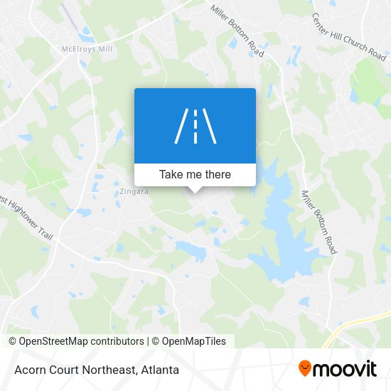 Mapa de Acorn Court Northeast