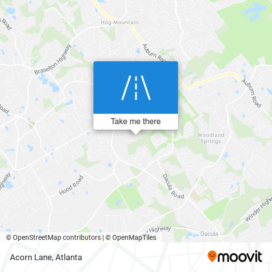 Mapa de Acorn Lane