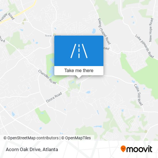 Mapa de Acorn Oak Drive