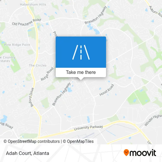 Adah Court map