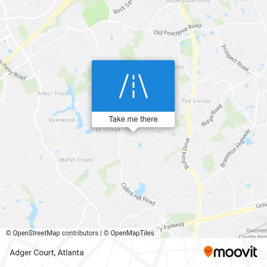 Adger Court map