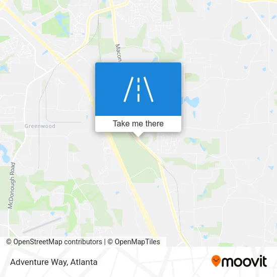 Adventure Way map