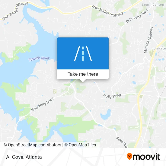 Al Cove map