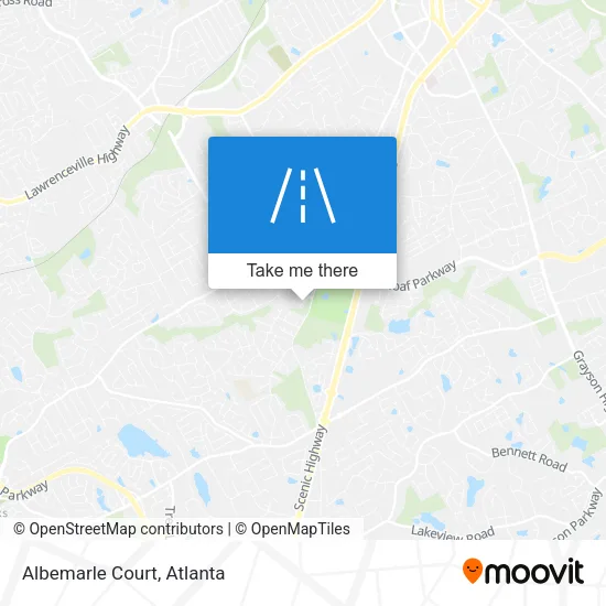 Albemarle Court map