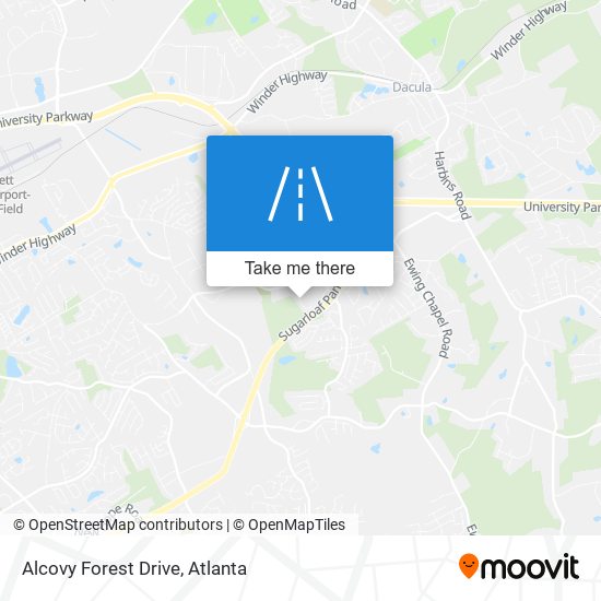 Mapa de Alcovy Forest Drive