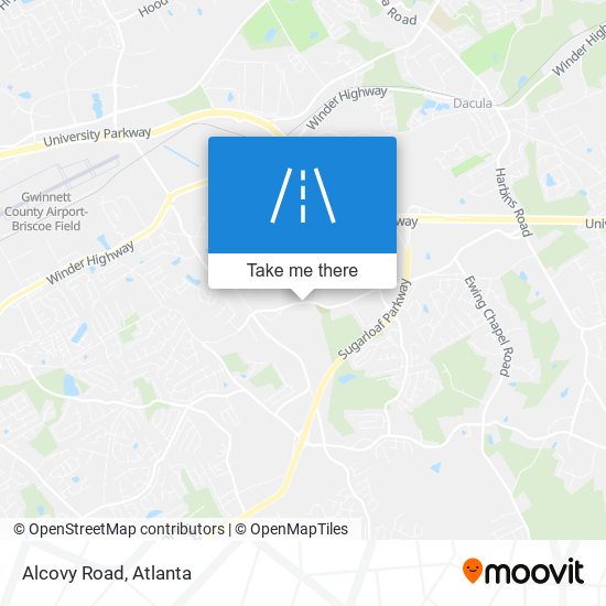 Mapa de Alcovy Road