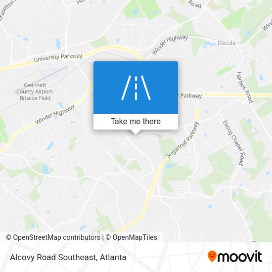 Mapa de Alcovy Road Southeast