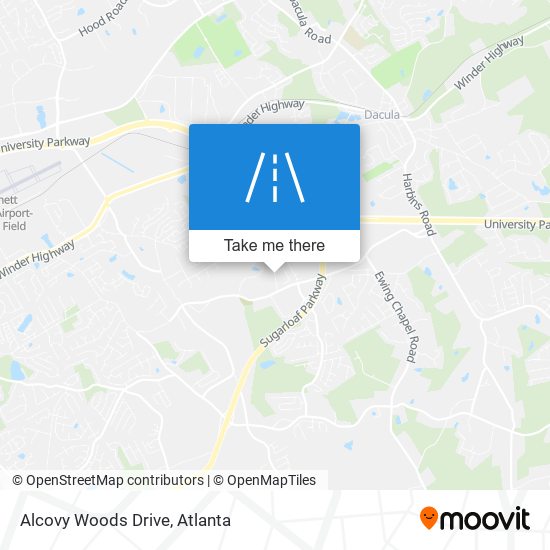 Mapa de Alcovy Woods Drive