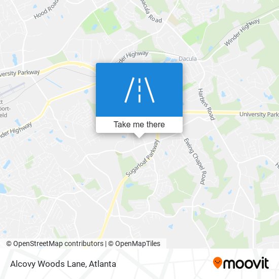 Mapa de Alcovy Woods Lane